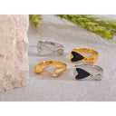 Open Heart Cuff Ring
