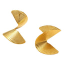 Twisted Fan Earrings