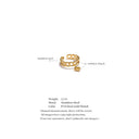 Lina Gold Chain Ring