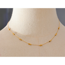 Golden Bead Chain Necklace