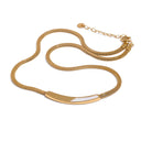 Golden ID Chain Necklace