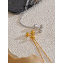 Golden Cherry Necklace