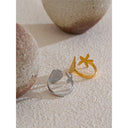 Modern Gold Cuff Ring