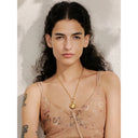 Golden Sea Charm Necklace