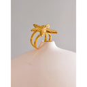Gold Starfish Statement Ring