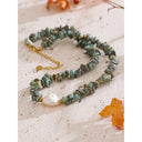 Turquoise Pearl Necklace
