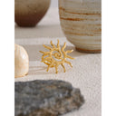 Solar Spiral Statement Ring