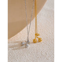 Golden Cherry Necklace
