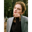 Solar Spiral Statement Ring