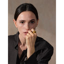 Luxe Layered Gold Statement Ring