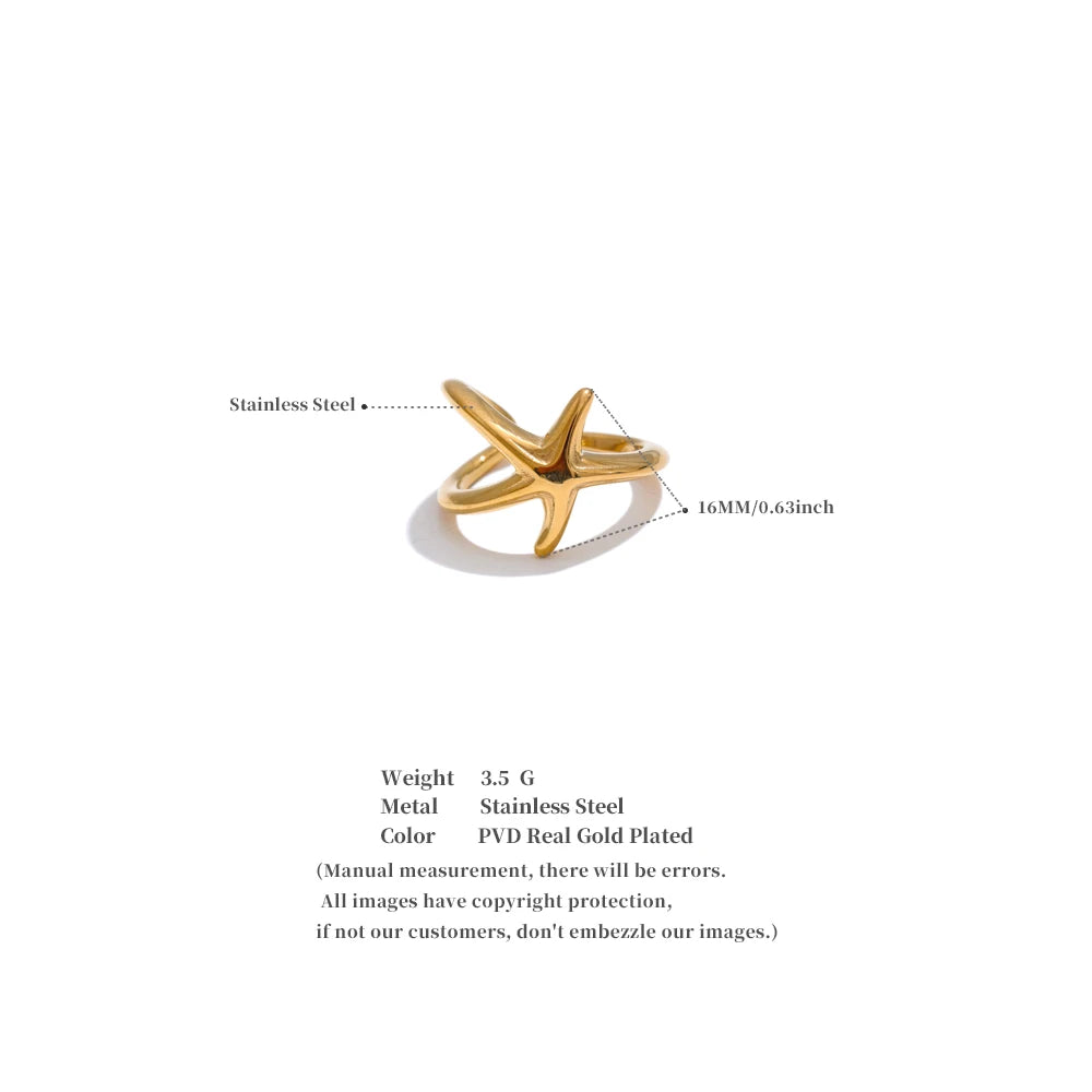 Modern Open Cross Line Ring – Gold & Silver