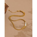 Golden ID Chain Necklace