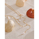 Pearl Drop Layered Necklace