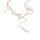 Pearl Drop Layered Necklace