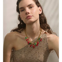 Strawberry Charm Gold Necklace