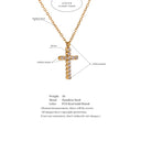 Crystal Cross Necklace