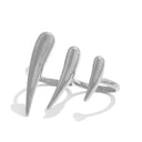 Golden Flow Statement Ring