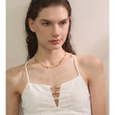 Multicolor Crystal Gold Necklace