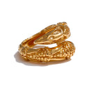 Luxe Layered Gold Statement Ring