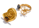 Artistic Gold Open Rings Set