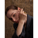Nola Gold Sculpted Leaf Ring
