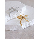 Loly Gold Ribbon Bow Ring