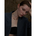 Golden ID Chain Necklace