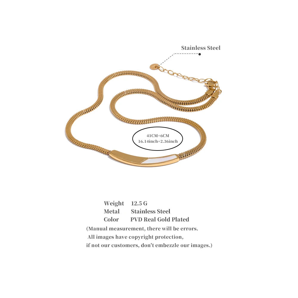 Golden ID Chain Necklace
