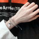 Zinc Alloy Bracelet Sparkling Zircon Flower Bracelet Handmade Bracelet Alloy For Daily Wear Fashion Accessory Party