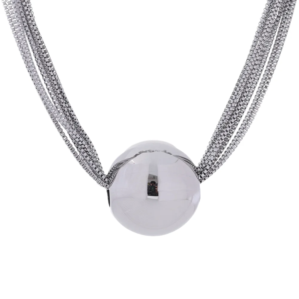 Golden Aura Disc Necklace