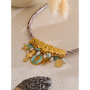 Ocean Charm Choker Necklace