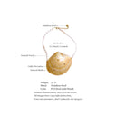 Golden Shell Pearl Necklace