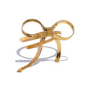 Loly Gold Ribbon Bow Ring
