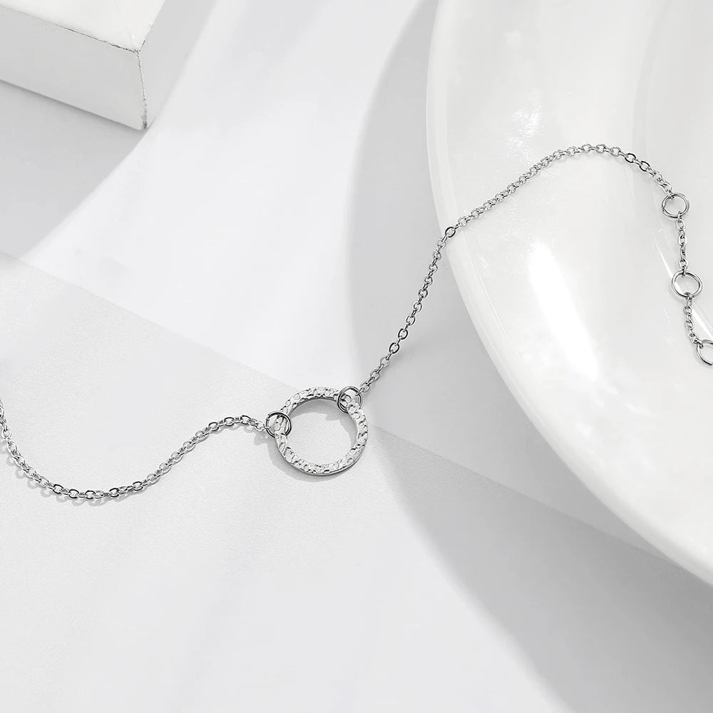 eManco Minimalist Chain Bracelets for Women Adjustable Length Bracelet women Trendy Thin  Stainless Steel Bracelet