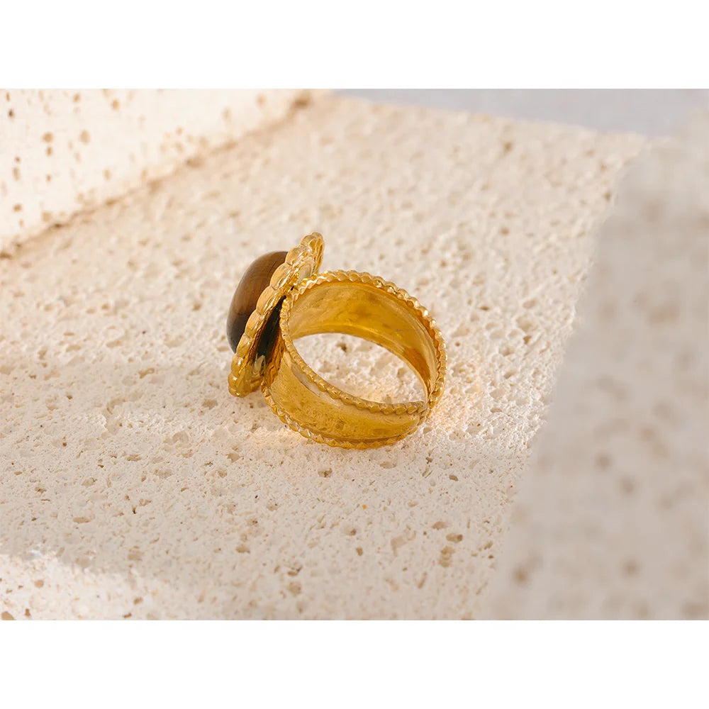 Imperial Amber Statement Ring