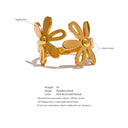 Gold Double Flower Ring