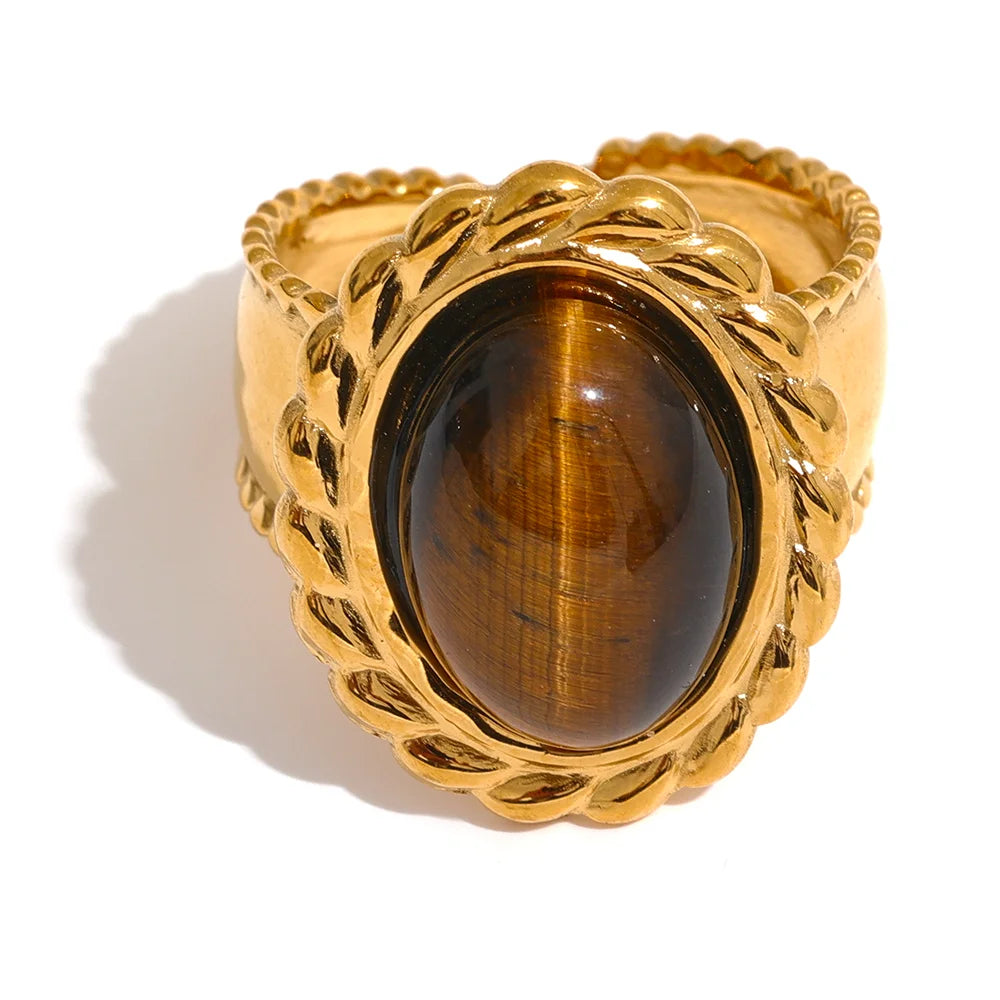Imperial Amber Statement Ring