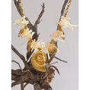 Golden Seashell Statement Necklace