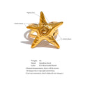 Gold Starfish Statement Ring