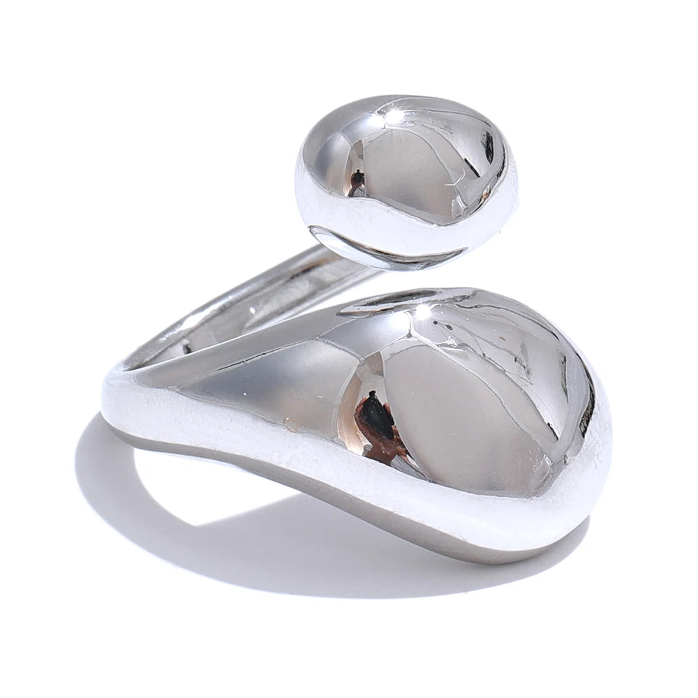 Sofia Minimal Open Gold Ring