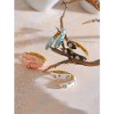 Eve Color Enamel Gold Ring